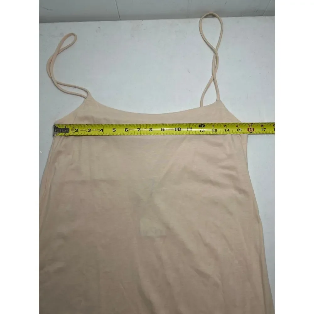RAEY Square-Neck Cotton-Blend Jersey Maxi Slip Dress in Ivory. NWT. Size 8 US - Picture 6 of 10